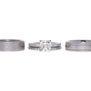 1.92 ct. Square Emerald Cut Bridal Set Ring, I, VS2 #4