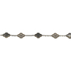 Van Cleef & Arpels Vintage Alhambra bracelet, 5 motifs, 18K Rose Gold with Diamonds and Mother of Pearl #4