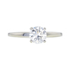 0.84 ct. Round Cut Solitaire Ring, H, SI2 #3
