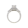 1.01 ct. Princess Cut Halo Ring, F, I1 #4