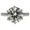 5.29 ct. Round Cut Solitaire Ring, O-P, VVS2 #3