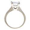 2.71 ct. Square Modified Cut Bridal Set Ring, H, VS2 #4