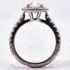 1.33 ct. Round Cut Halo Cartier Ring, D, VVS2 #4
