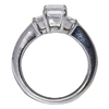 1.24 ct. Emerald Cut Bridal Set Ring, H, IF #4