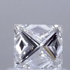 0.72 ct. Princess Cut Solitaire Ring, D, SI1 #2