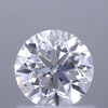 0.98 ct. Round Cut Halo Ring, D, SI2 #1