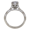 0.83 ct. Round Cut Bridal Set Tacori Ring, D, VS1 #4
