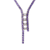Orianne Collins Diamond and  Amethyst Necklace #1