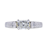 1.00 ct. Radiant Cut Solitaire Ring, H, I1 #4