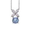 Tiffany & Co. Aquamarine and Diamond Pendant #1