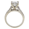 2.03 ct. Princess Cut Bridal Set Ring, J, I1 #4