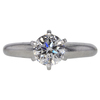 0.77 ct. Round Cut Solitaire Ring, G, SI1 #3