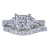 1.51 ct. Princess Cut Bridal Set Ring, I, SI1 #4