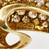 Hammerman Brothers, Diamond & 18KT Yellow Gold Earrings, H-I, VVS1-VVS2 #3