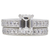 1.61 ct. Emerald Cut Bridal Set Ring, D, VS1 #4