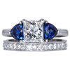 1.24 ct. Princess Cut Bridal Set Ring, G, VS1 #3