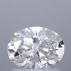 1.0 ct. Oval Cut Halo Ring, H, VS1 #1