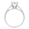 0.98 ct. Oval Cut Solitaire Ring, H, SI2 #4