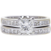 1.15 ct. Princess Cut Bridal Set Ring, H, SI1 #3