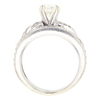 0.7 ct. Round Cut Bridal Set Ring, K, SI1 #4