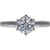 0.96 ct. Round Cut Solitaire Ring, G, I1 #3