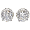 0.81 ct. Round Cut Stud Earrings, J, SI2 #3