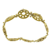 18K Yellow Gold Diamond Pave <Open Circle Motif> Bracelet #2