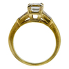 0.86 ct. Asscher Cut 3 Stone Ring, J, VVS2 #1