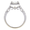 0.96 ct. Princess Cut Bridal Set Ring, H-I, SI1 #3