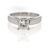 1.01 ct. Princess Cut Solitaire Ring #1