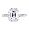 1.70 ct. Emerald Cut Halo Tiffany & Co. Ring, F, VVS2 #3