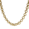 Vintage Tiffany & Co. 14K Yellow Gold Double Circle Rope Link Necklace 30 #1