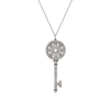 Tiffany & Co.Platinum Diamond Keys Petals Pendant #1