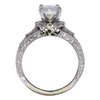 1.1 ct. Round Cut Halo Ring, G, SI2 #4