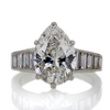 4.37 ct. Pear Cut Solitaire Ring #1
