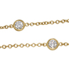 Elsa Peretti® by Tiffany & Co., Diamonds by the Yard® Sprinkle Necklace- 18k gold with 12 round brilliant diamonds. 36 long.  estimated total diamond weight 4.40 Carats #4