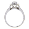 0.7 ct. Round Cut Halo Ring, G, SI2 #4