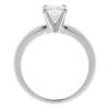 0.73 ct. Princess Cut Solitaire Ring, F-G, VS1 #2