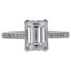 2.00 ct. Emerald Cut Solitaire Ring, D, SI2 #3