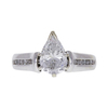 1.13 ct. Pear Cut Solitaire Ring, E, SI1 #3