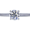 1.00 ct. Round Cut Solitaire Ring, E, I1 #1
