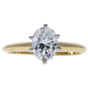 1.01 ct. Oval Cut Solitaire Ring, E, SI2 #2