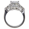 5.01 ct. Emerald Cut 3 Stone Ring, G, VVS1 #4