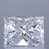 1.00 ct. Princess Cut Solitaire Ring, F, SI2 #1