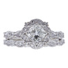 0.71 ct. Princess Cut Bridal Set Ring, H-I, SI1 #1