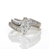 .97 ct. Marquise Cut Bridal Set Ring #4