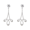 Round Cut Drop Tiffany & Co. Earrings, I-J, VS1-VS2 #1
