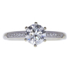 0.91 ct. Round Cut Solitaire Ring, I, SI2 #3