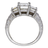 2.0 ct. Emerald Cut Bridal Set Ring, H, SI1 #4
