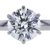 1.09 ct. Round Cut Solitaire Ring, G, VS1 #1